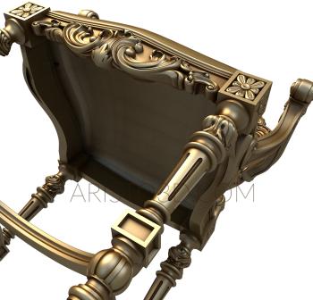 Chair (STUL_0062) 3D model for CNC machine